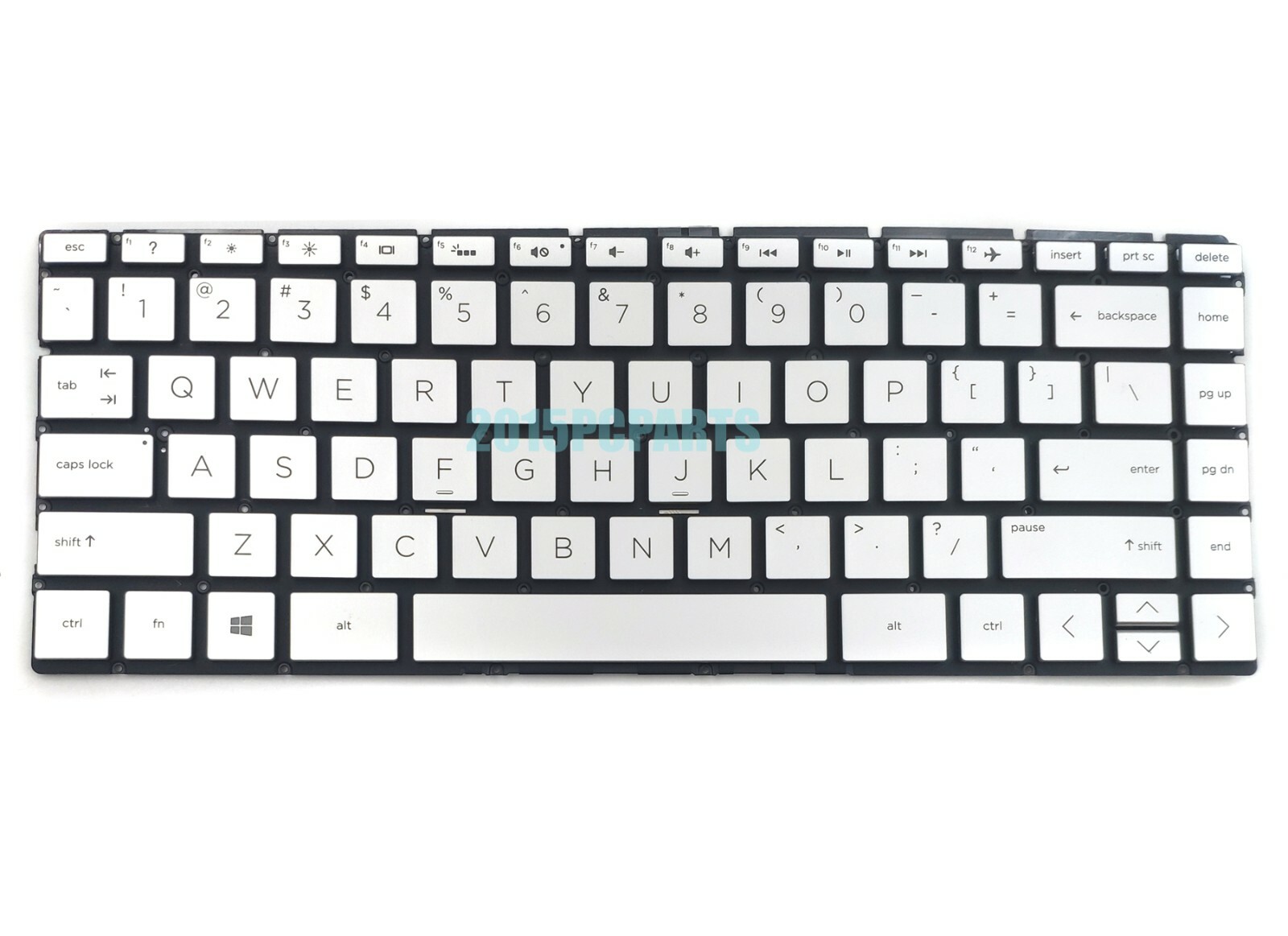 New HP Pavilion 13-an0000 13-an0010nr 13-an0031wm Keyboard Backlit Silver US