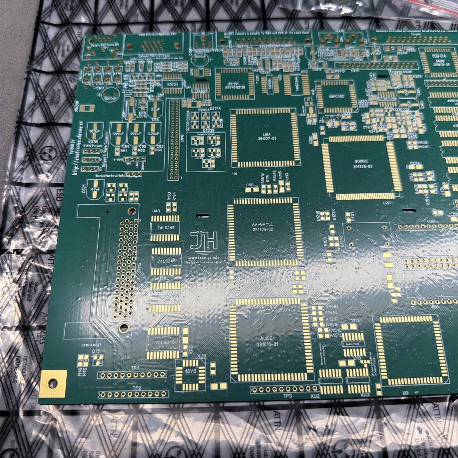 Commodore Amiga 1200 ReAmiga Motherboard Rev 1.5