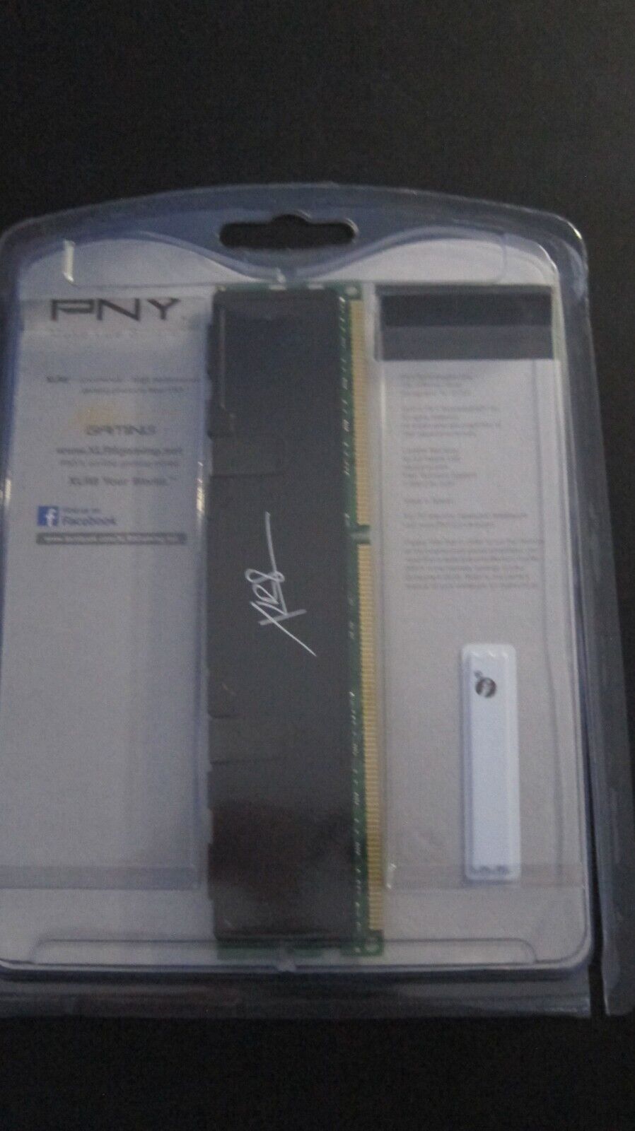 PNY XLR8 8GB DDR3 RAM 1600MHz PC3-12800 1.5V DIMM SDRAM - 8GBH2X04F1AA28-15-H