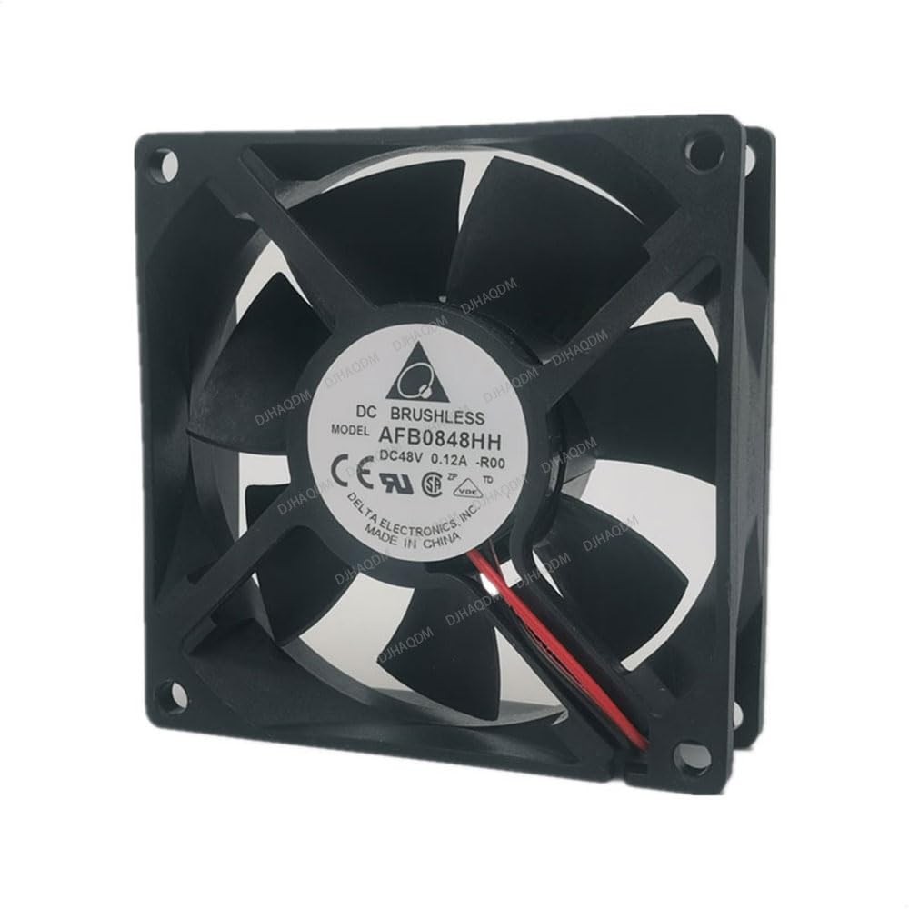 Fan for Delta AFB0848HH 48V 0.12A 8025 80x80x25mm 2-Wire - CPU Fans Pieces
