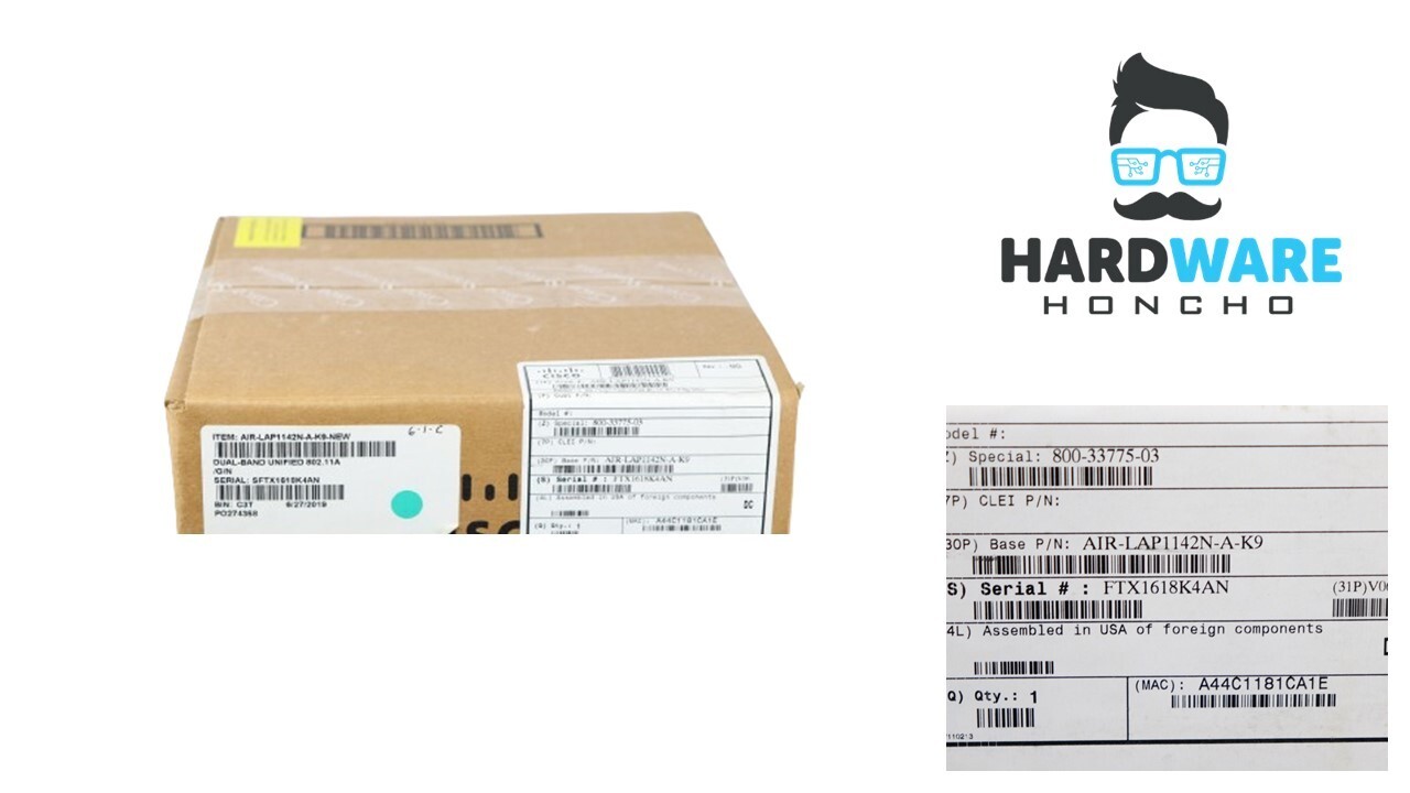 Cisco AIR-LAP1142N-A-K9 Aironet  Dual Band Access Point - Fast 