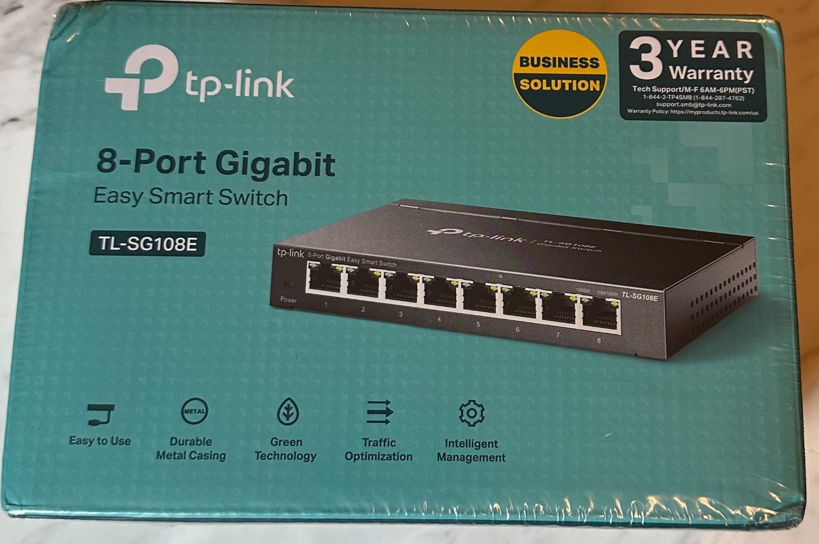 TP-Link TL-SG108E 8-Port Gigabit Easy Smart Partially Managed Desktop Switch