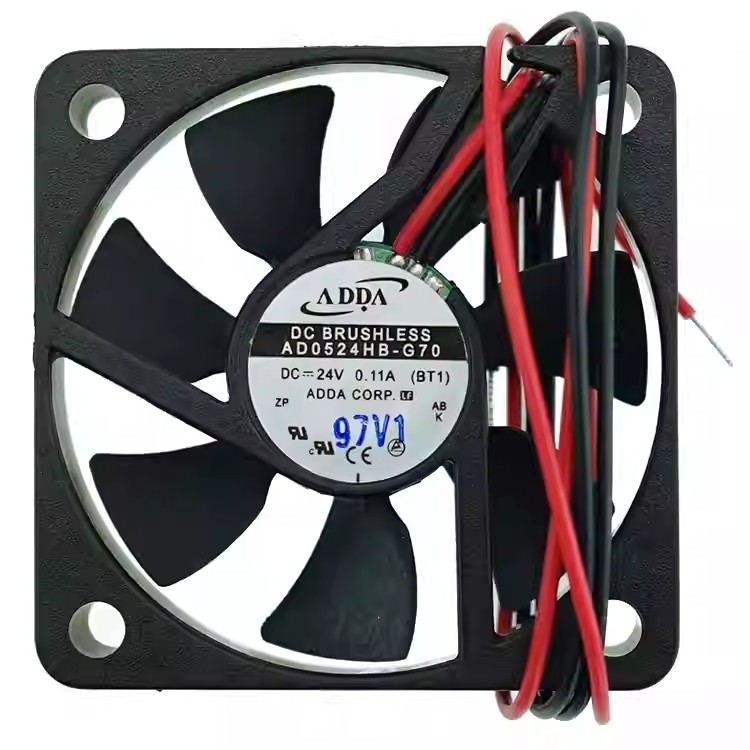 ADDA AD0524HB-G70 5010 DC24V 0.11A 5CM 2-Wire Cooling Fan