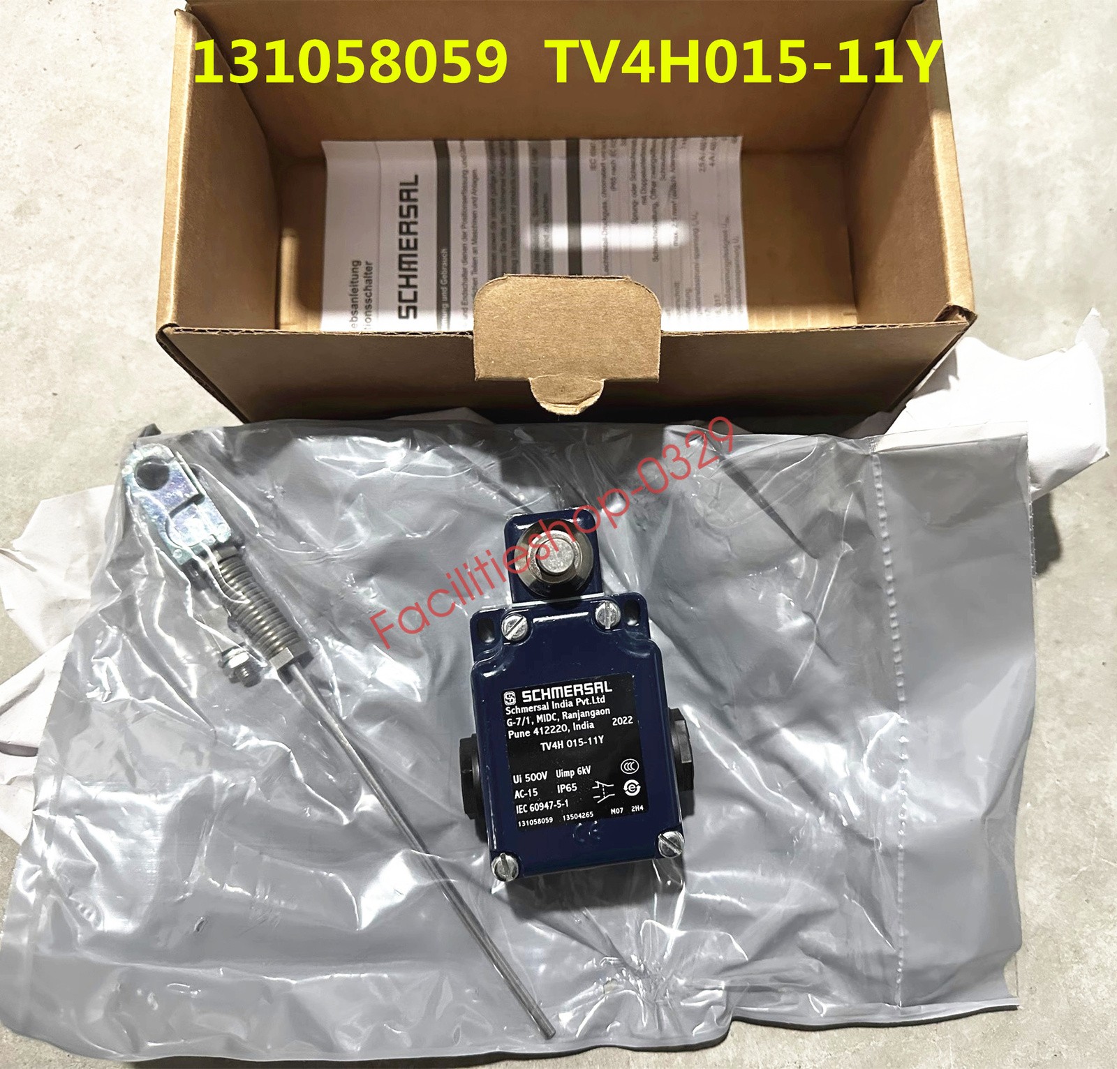 1pcs New SCHMERSAL 131058059 Limit Switch TV4H015-11Y DHL/FedEx