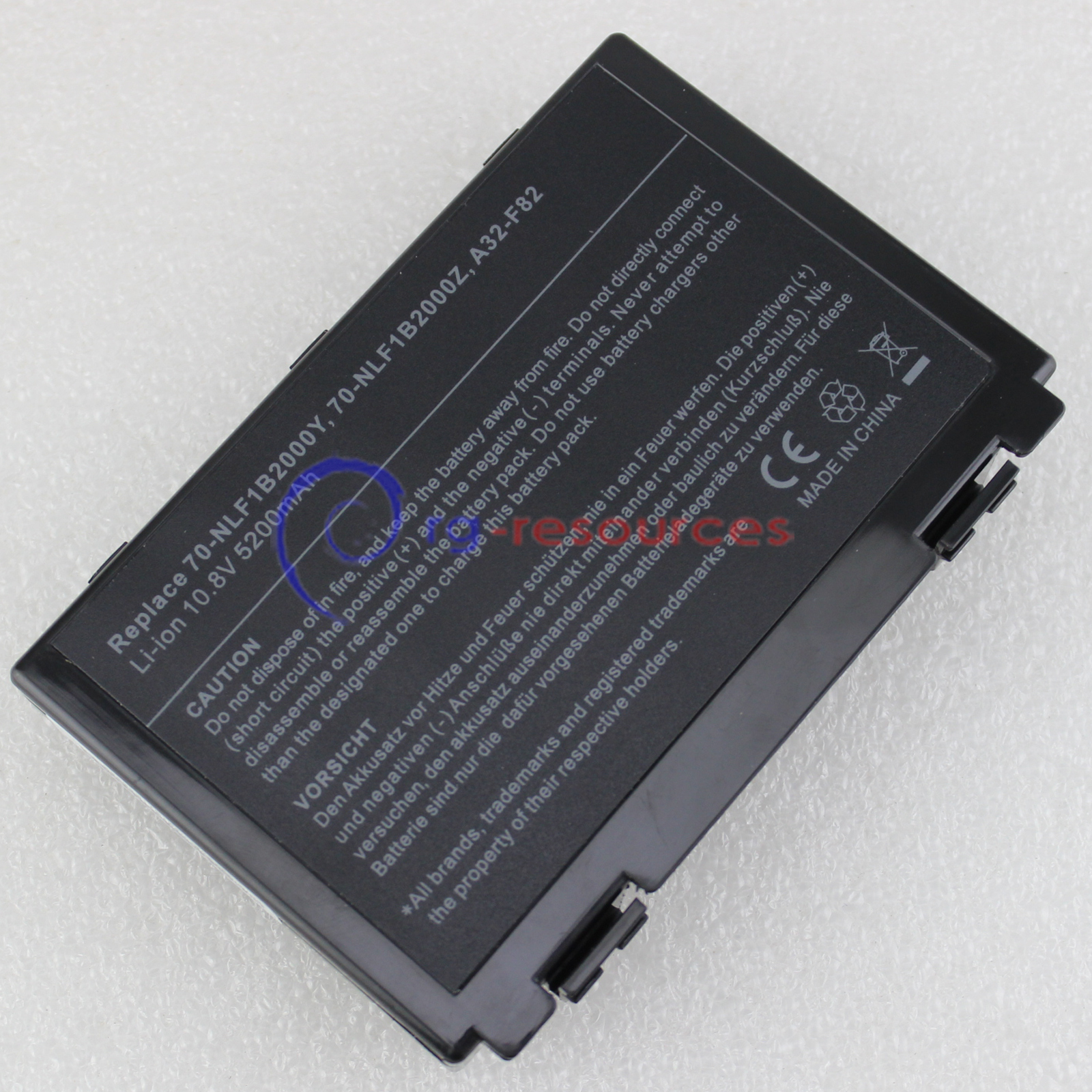 Laptop Battery For ASUS K50 K50AB-X2A K50ij K50in K51 A32-F52 6Cell Notebook
