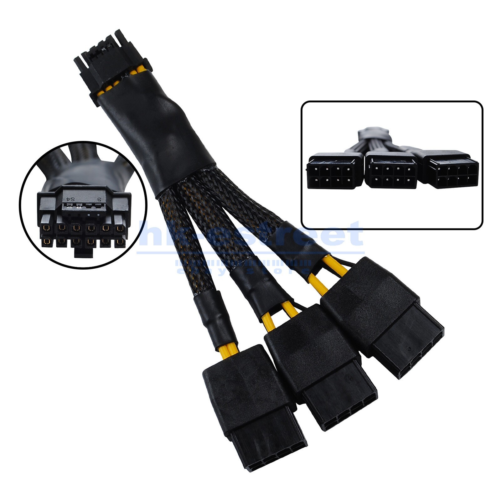 Nvidia Pcie 3x 8pin To 16pin (12+4) Connector Wire for GPU RTX 4090 4080 12VHPWR