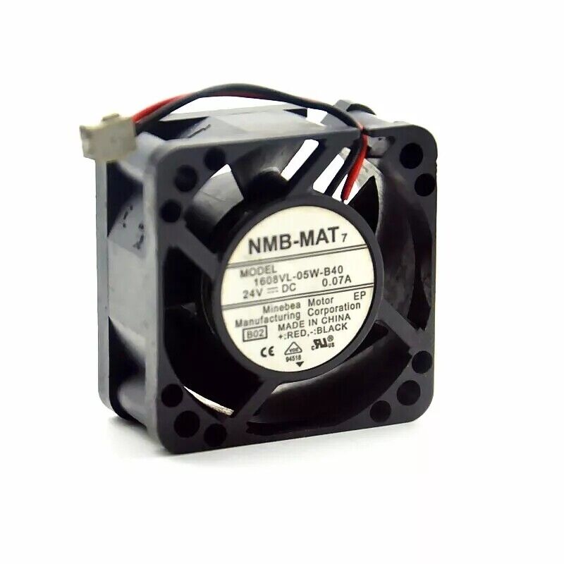 1pc NMB 1608VL-05W-B40 4CM 4020 24V 0.07A 2-wire Inverter Cooling Fan