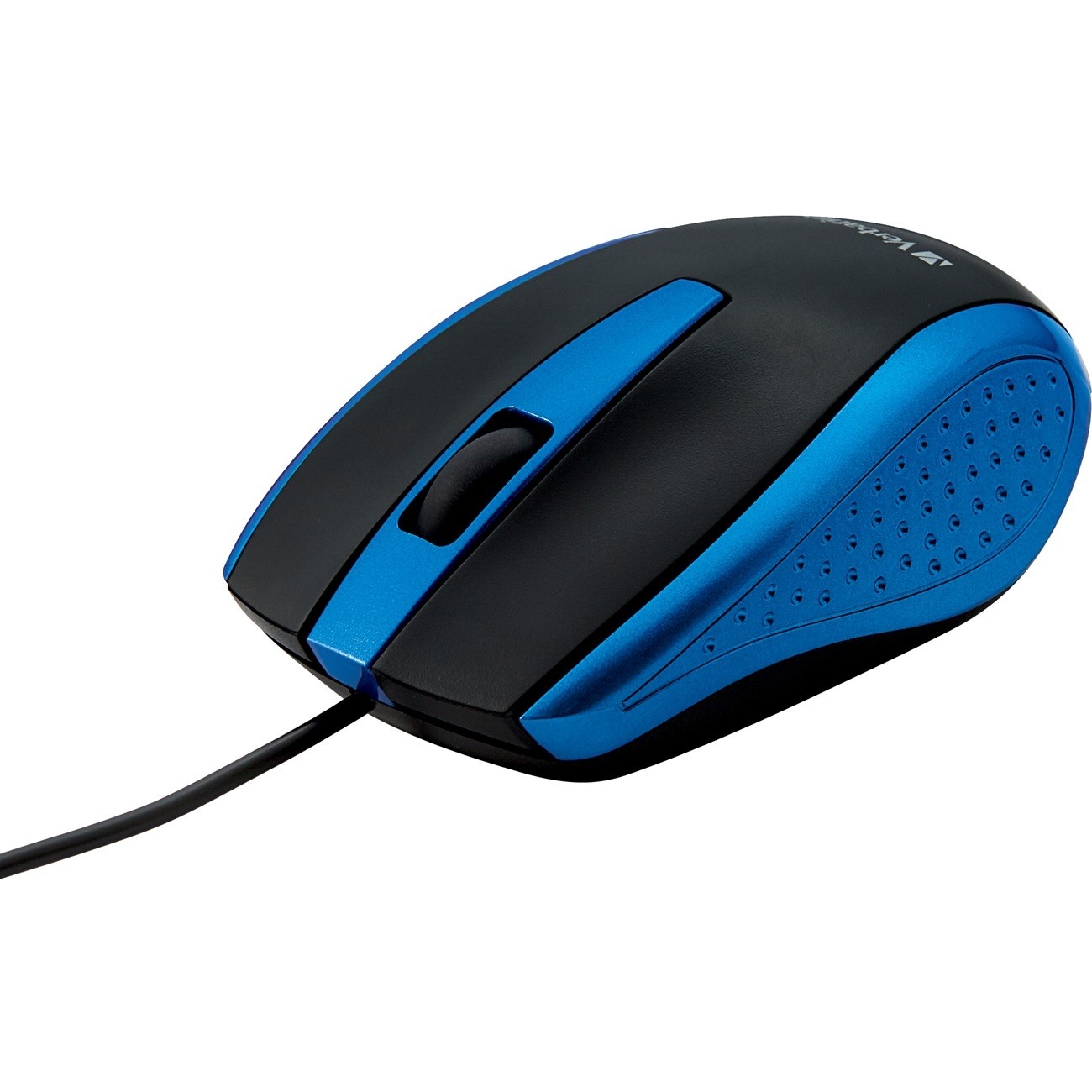 Verbatim Corded Notebook Optical Mouse - Blue (99743_34)
