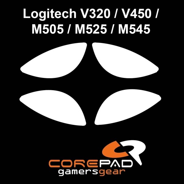 Corepad Skatez Logitech V320 V450 M505 M525 M545 Mouse Feet Hyperglides Teflon