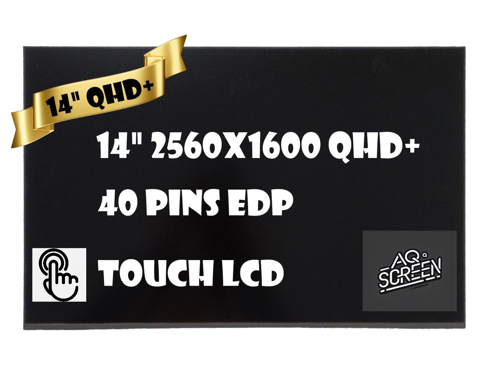 14" LCD Screen LP140WQA-SPB1 Dell DP/N 0FXP48 EDP 40 PIN 2560X1600 Touch Display
