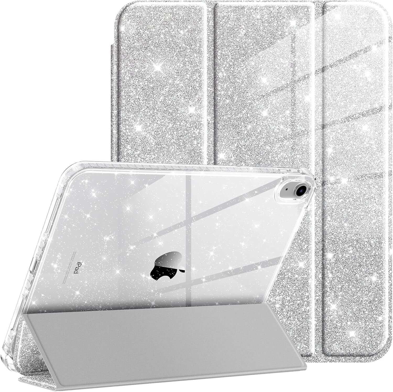 Case for iPad (A16) 11th Gen / iPad 10th Gen Glittering Sparkly Shockproof Cover