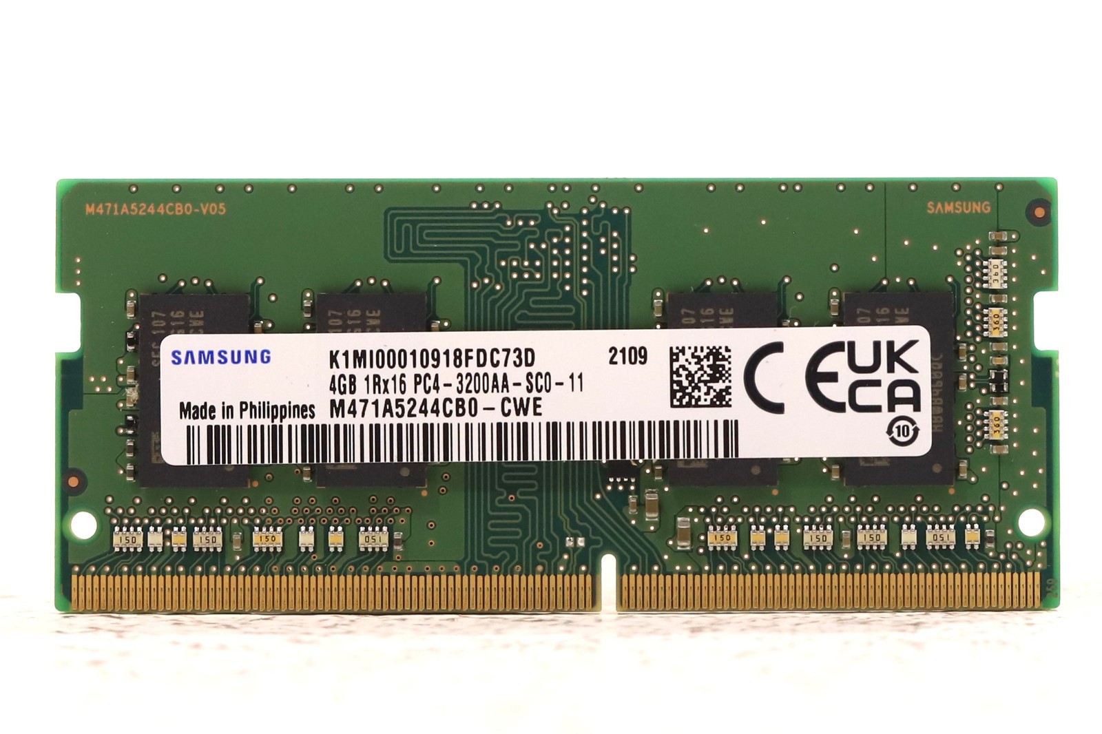 Samsung 4GB 1Rx16 PC4-3200AA-SC0-11 Laptop Memory P/N: M471A5244CB0-CWE Tested