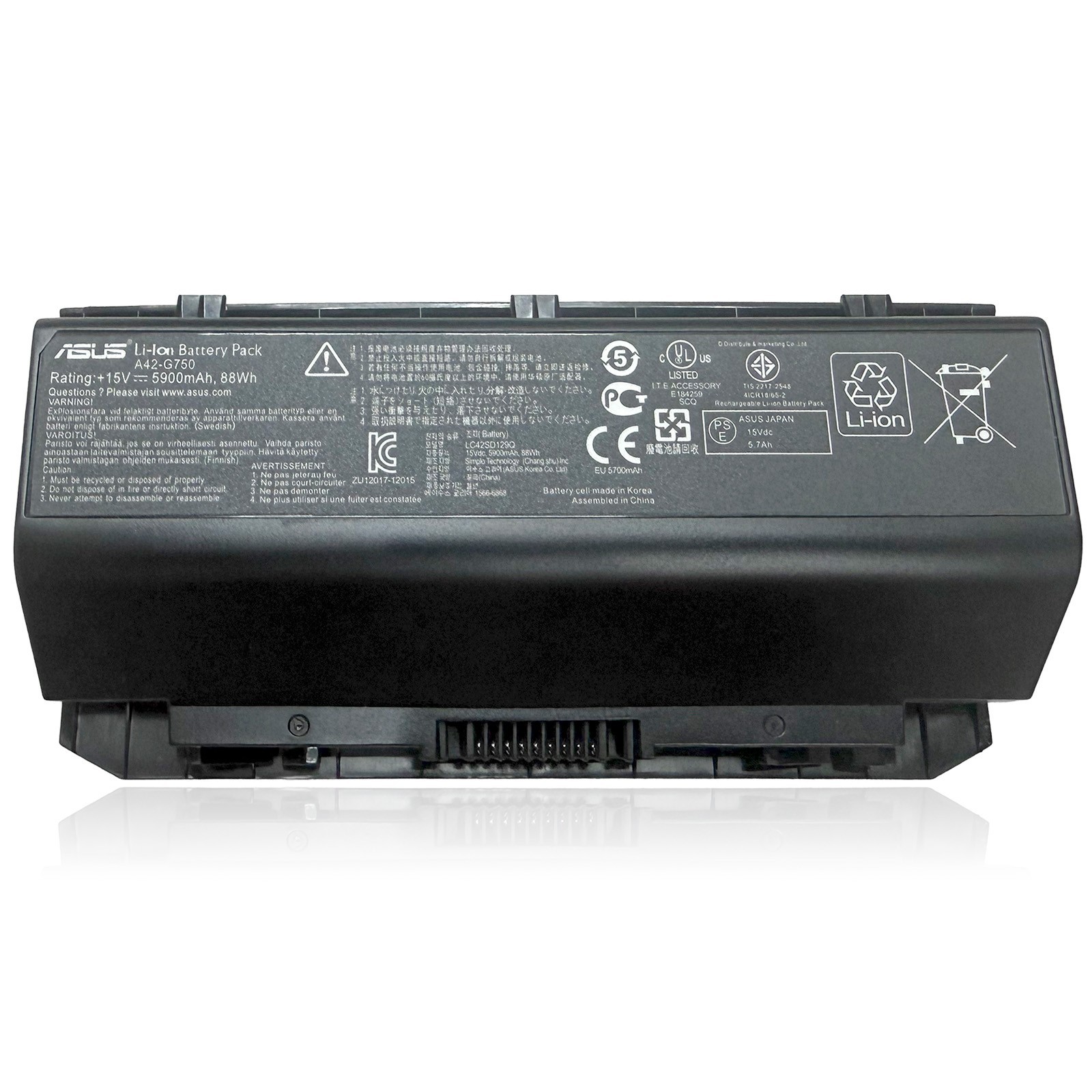OEM Genuine 88Wh A42-G750 Battery For ASUS ROG G750 G750J G750JH G750JM G750JS
