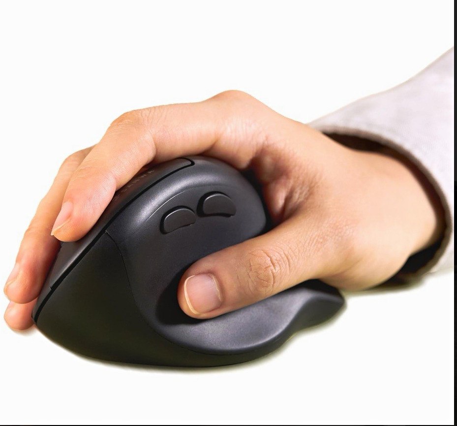 SANWA Multi Device Ergonomic Vertical Wireless/Bluetooth Mouse