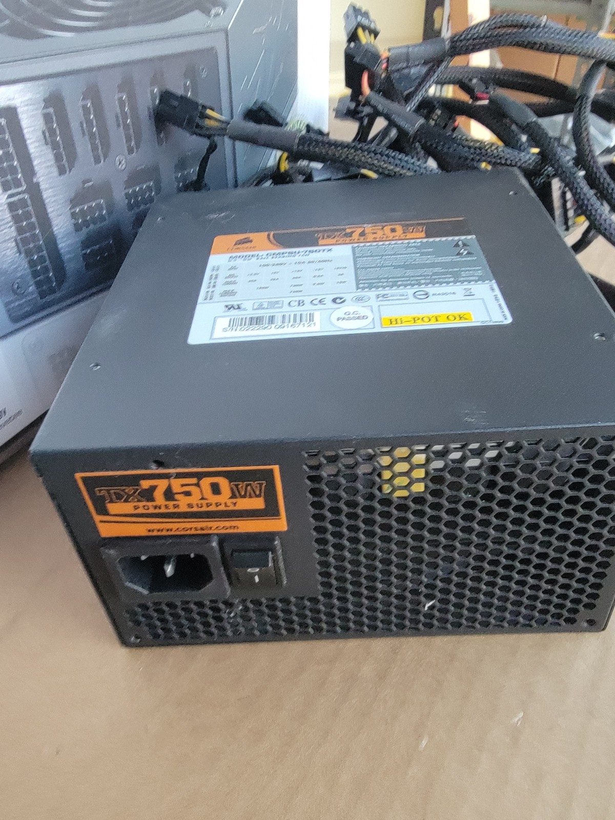 Corsair TX750W 750W Power Supply CMPSU-750W | PS116