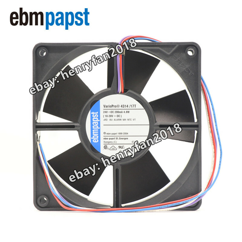 Ebmpapst 4314/17T DC Axial Fan 24V 4.8W 120*120*32MM EBM Cabinet Cooling Fan New
