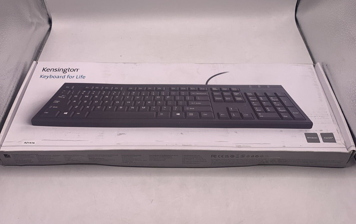 Kensington Wired Keyboard - Keyboard for Life (A2147A)