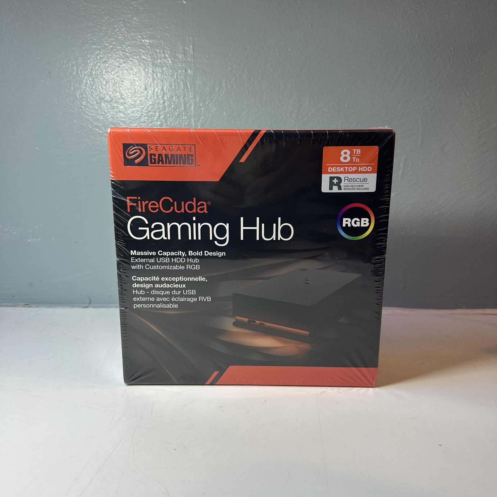 Seagate Firecuda Gaming Hub 8TB External Drive (STKK8000400) New/Sealed