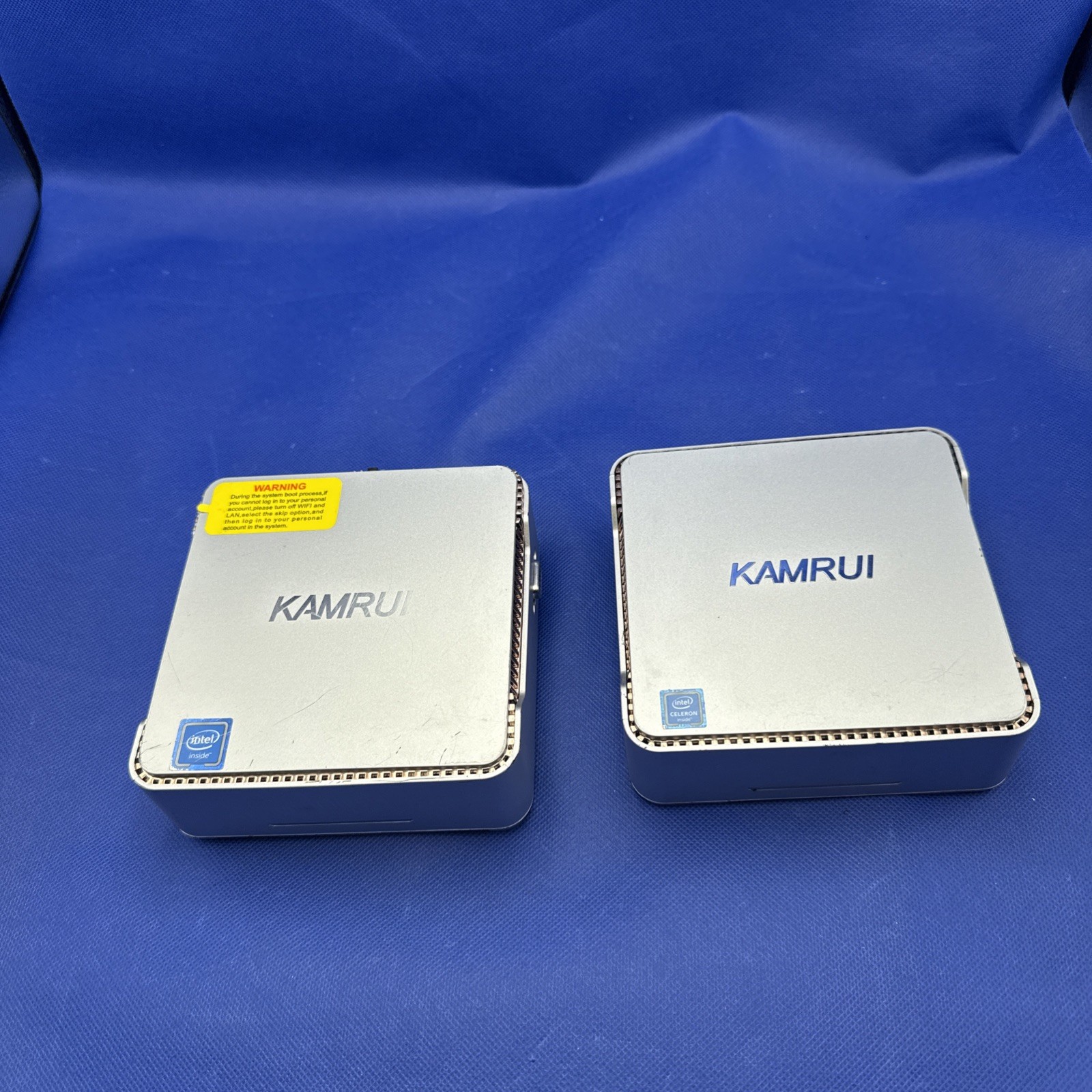 Lot Of 2 Kamrui GK3V Mini PC Intel Celeron J4125 Quad Core No Hard Drive