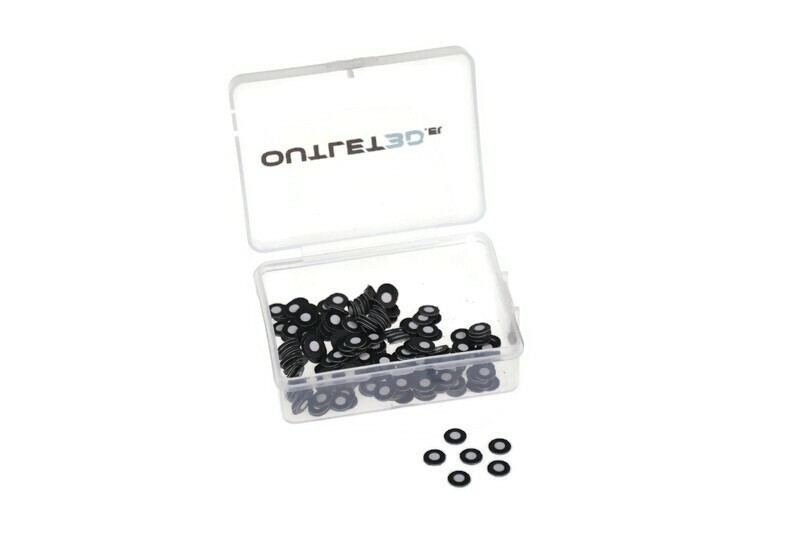 Magnetic matte reference points 2mm, 300pcs - Markers - 3D Scanning