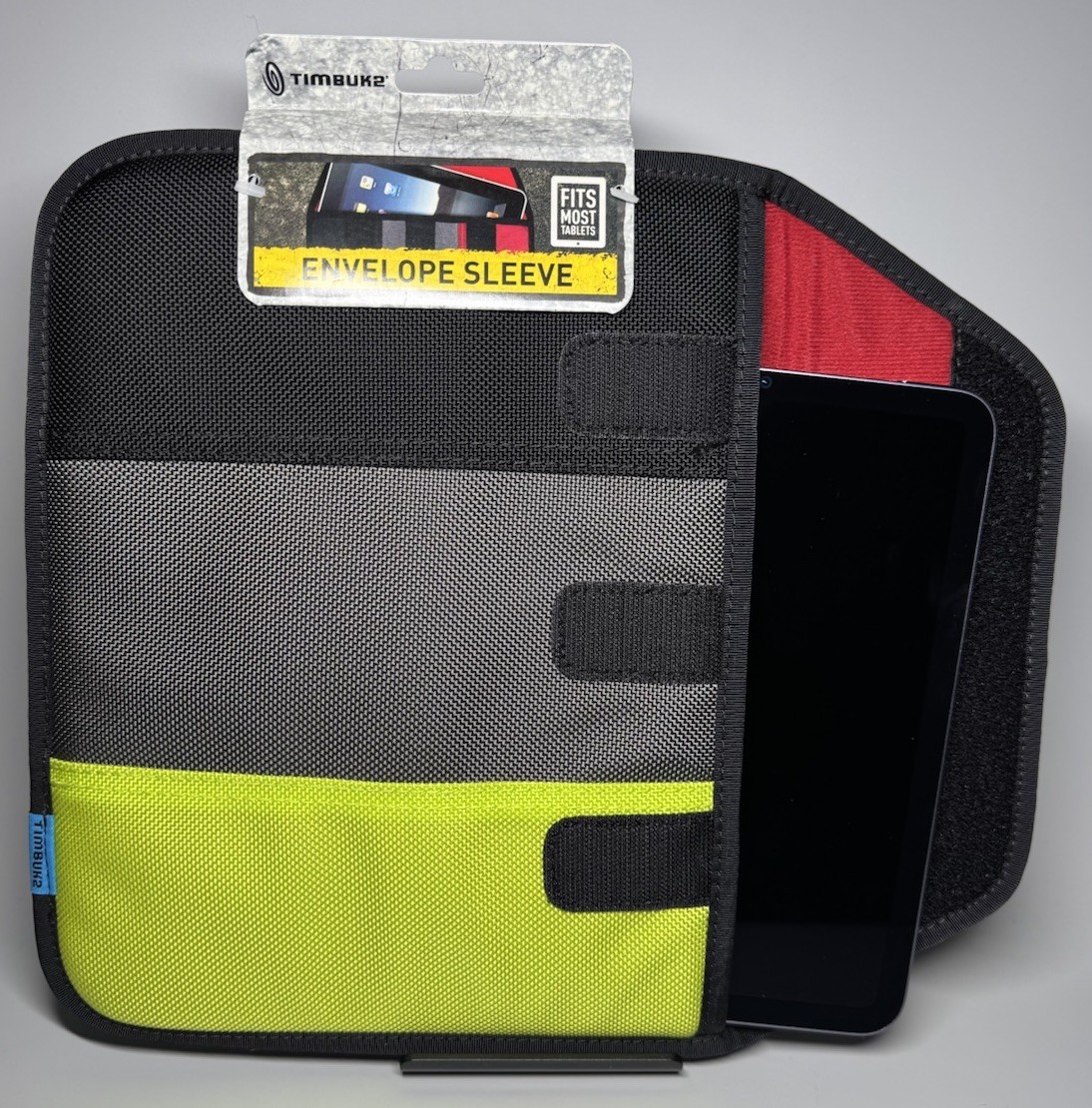 Retro Y2K Adobe - Timbuk2 - Envelope Green Black Gray Sleeve iPad Mini - NOS