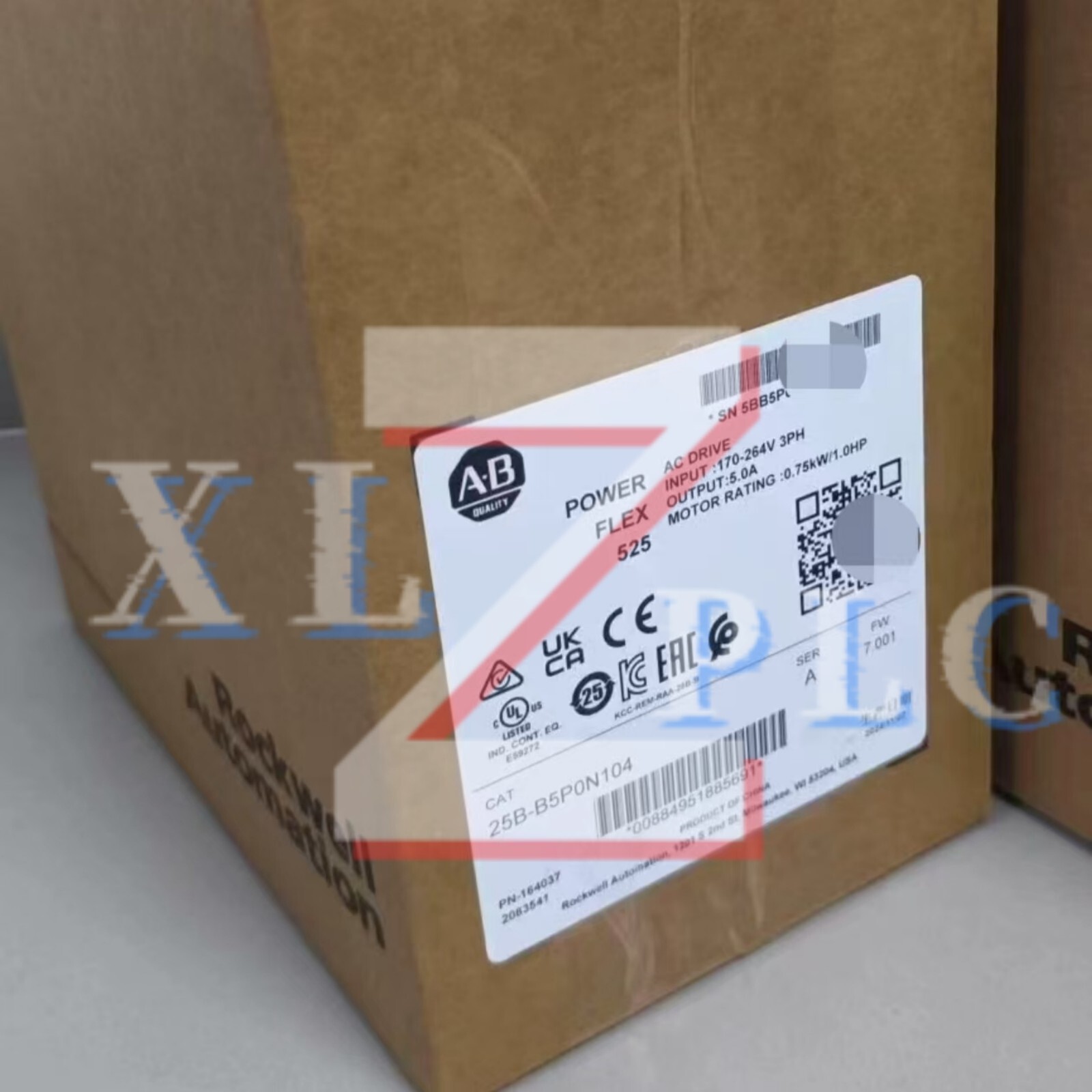 1PCS New Brand 25B-B5P0N104 Powerflex 525 1HP Drive  In Box*