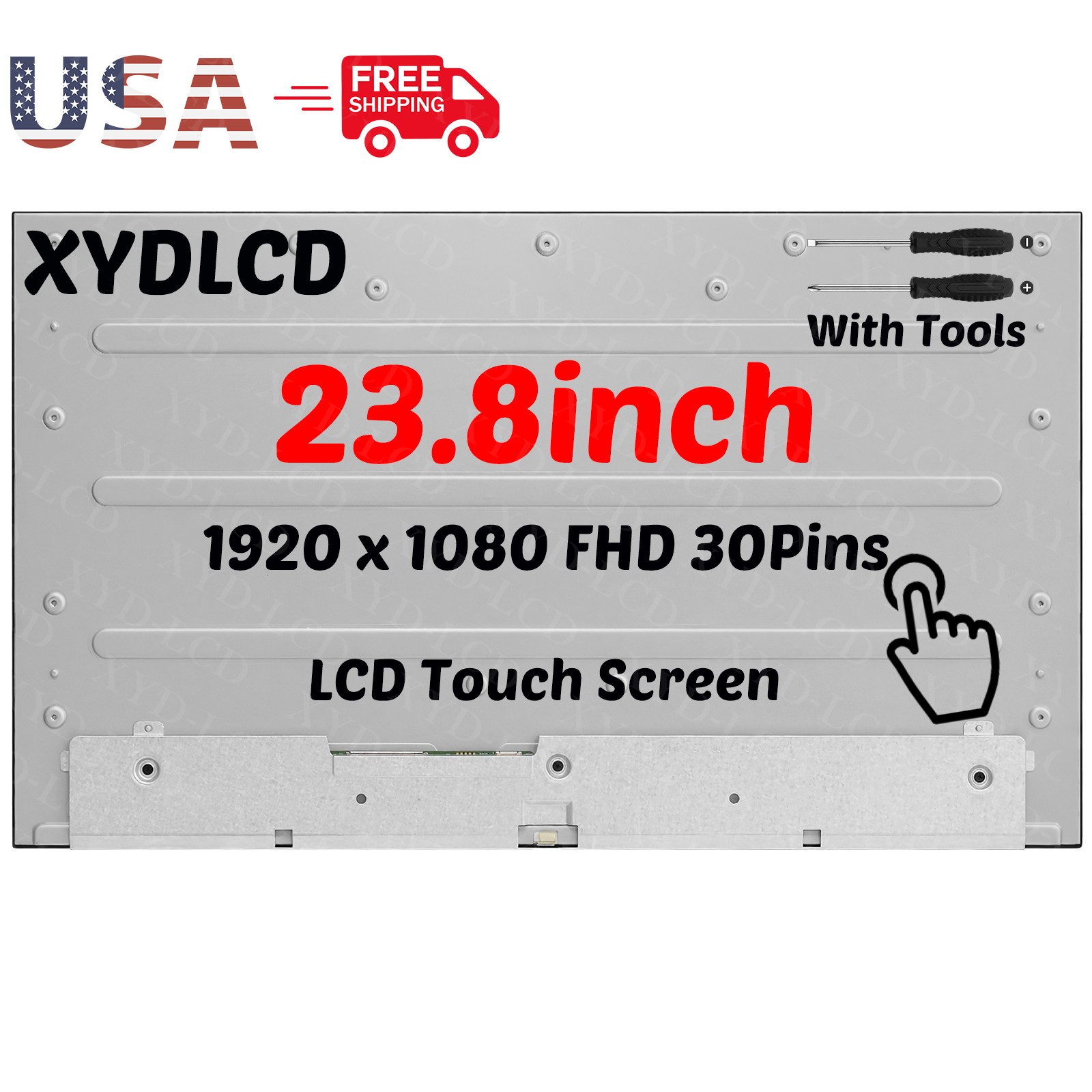 N43488-001 for HP PN 24-CR PANEL TS 238 TOPFHD W/BKL CBL MAOK24 LCD Touch Screen