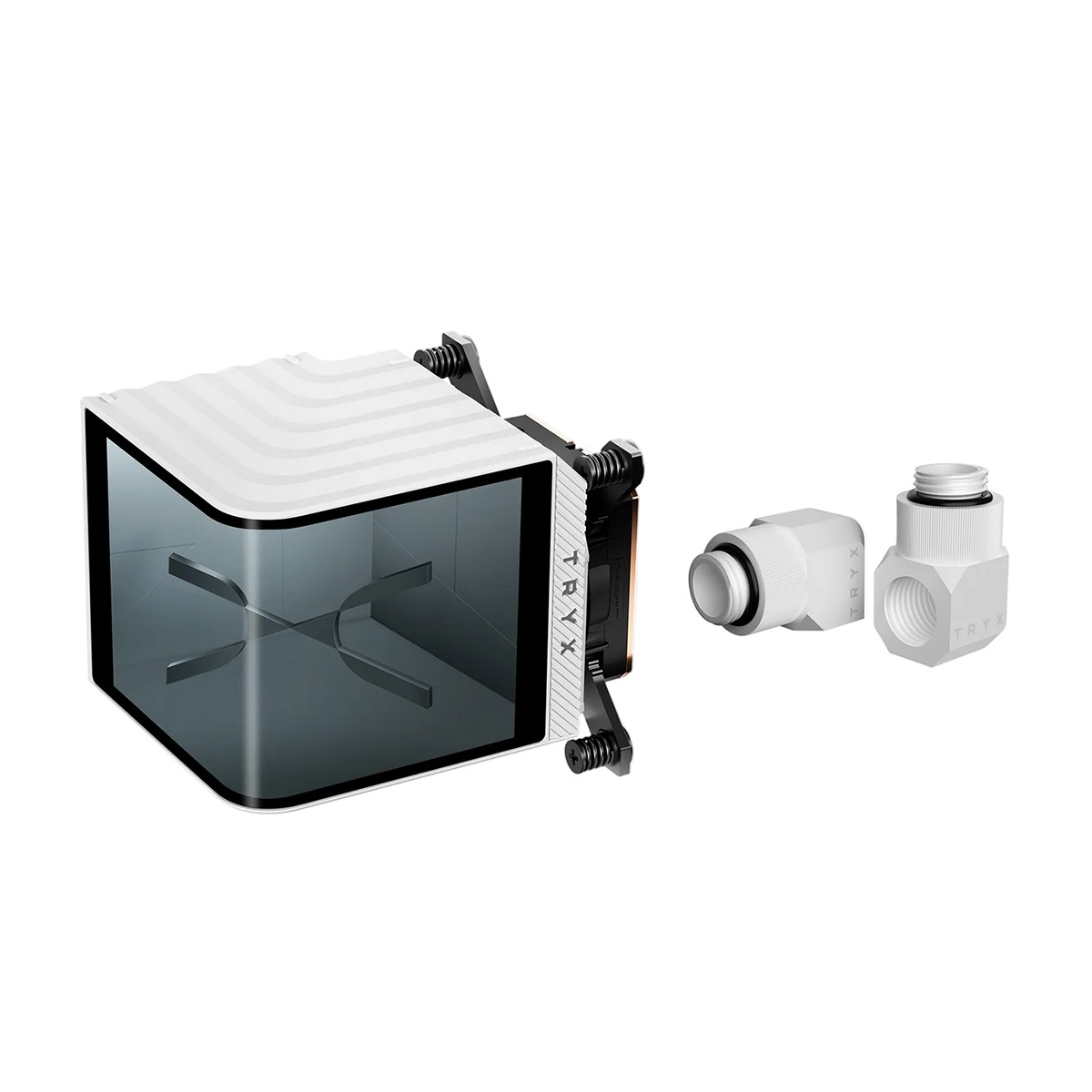 TRYX PANORAMA WB CPU Water Block, White