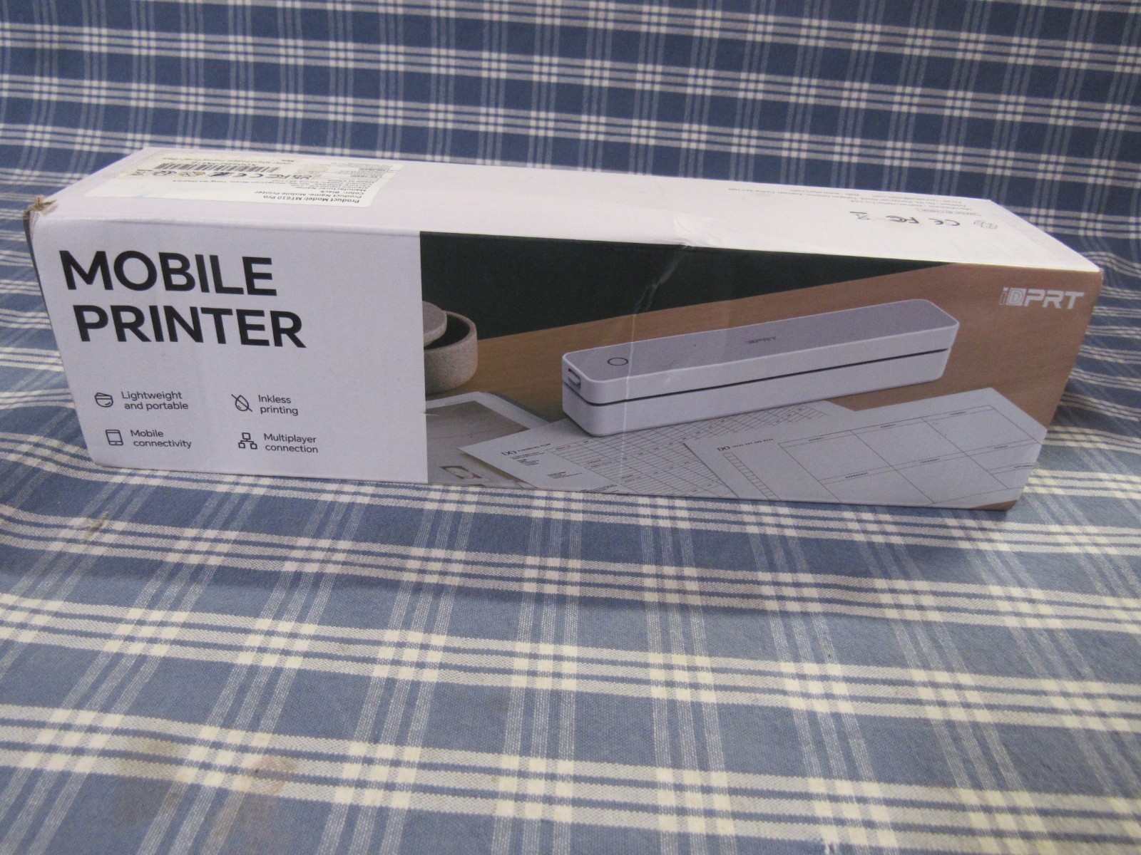 PRT MT610 Pro Mobile Printer Inkless Bluetooth Compact (New Open Box) .