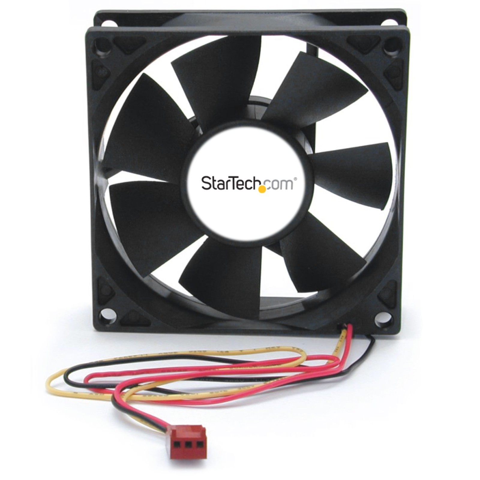 Lot of 2 StarTech 80x25mm Dual Ball Bearing Computer Case Fan w/ TX3 Connector
