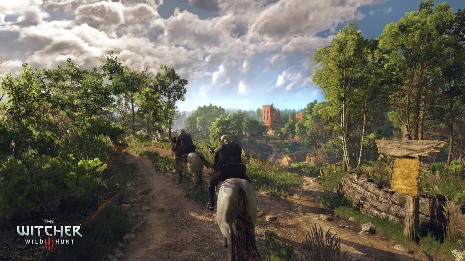 Landscape the witcher 3 wild hunt geralt of rivia video Custom Gaming Mat Desk
