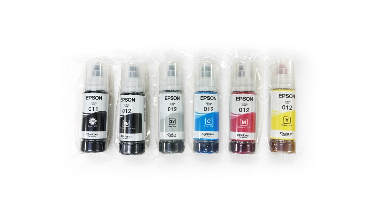 Genuine Epson Ink Bottle 011/012 6 Color Bundle Pack Set for L8160 L18180 Printe