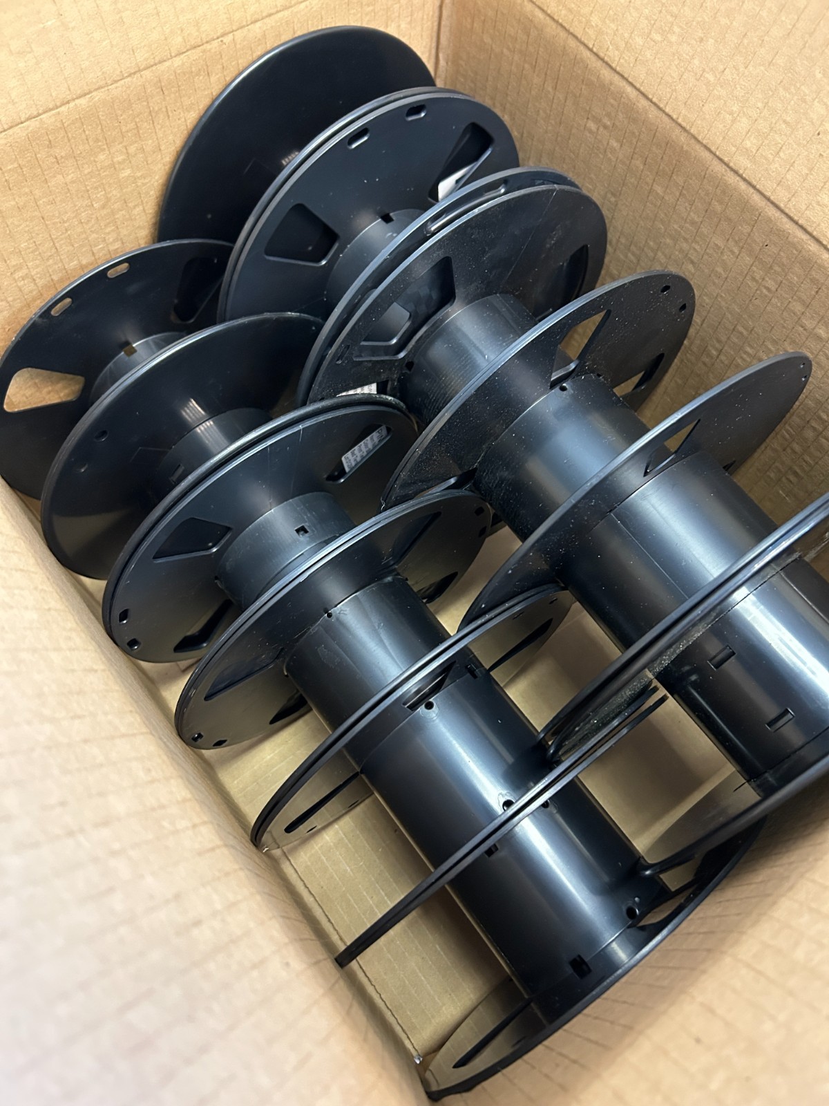 FDM 3D Printer Reusable Empty Spools Variety of Brands - Pack of 12