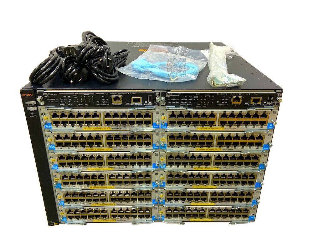 J9851A I HPE Aruba J9822A CTO 5412R v3 zl2 Switch J9827A 12x J9534A 4x J9828A