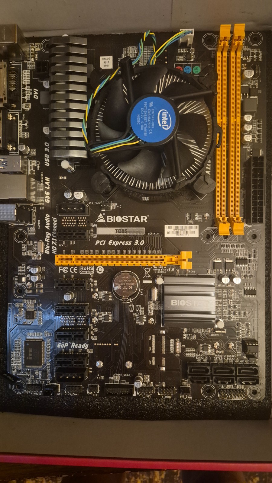 BIOSTAR TB85 LGA1150 ATX MB CPU COMBO