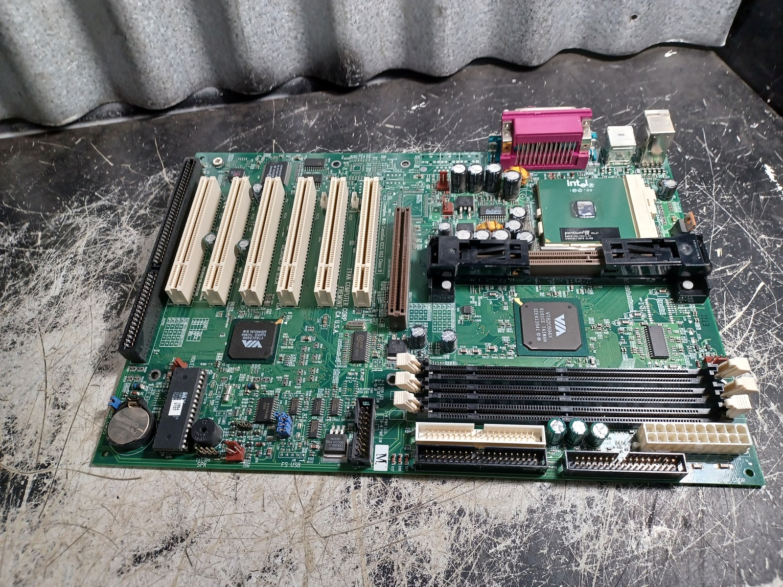 Vintage Tyan Trinity 400 S1854 Motherboard with INTEL Pentium III (For parts ...