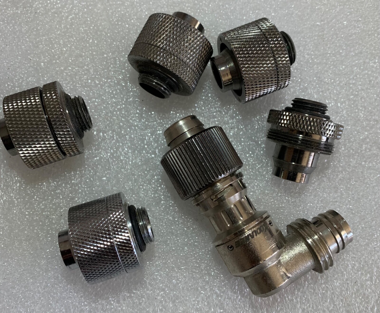 6X Koolance FITTINGS  MIX LOT- 1/2