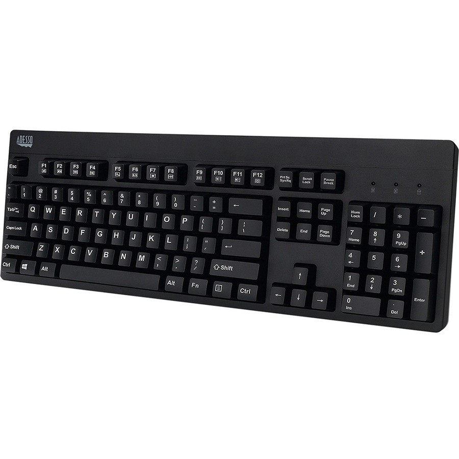 Adesso AKB-630UB EasyTouch Antimicrobial Waterproof Keyboard