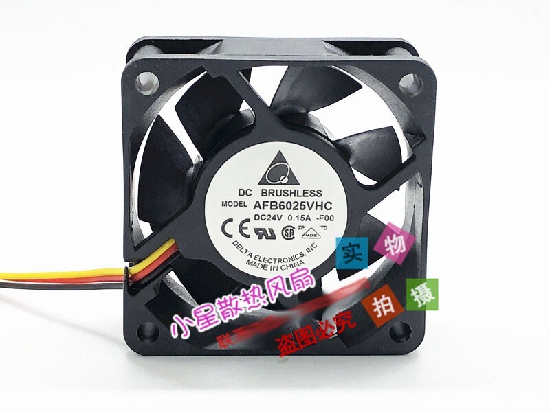 Delta 6025 6CM AFB0625VHC 24V 0.15A frequency converter IPC cooling fan