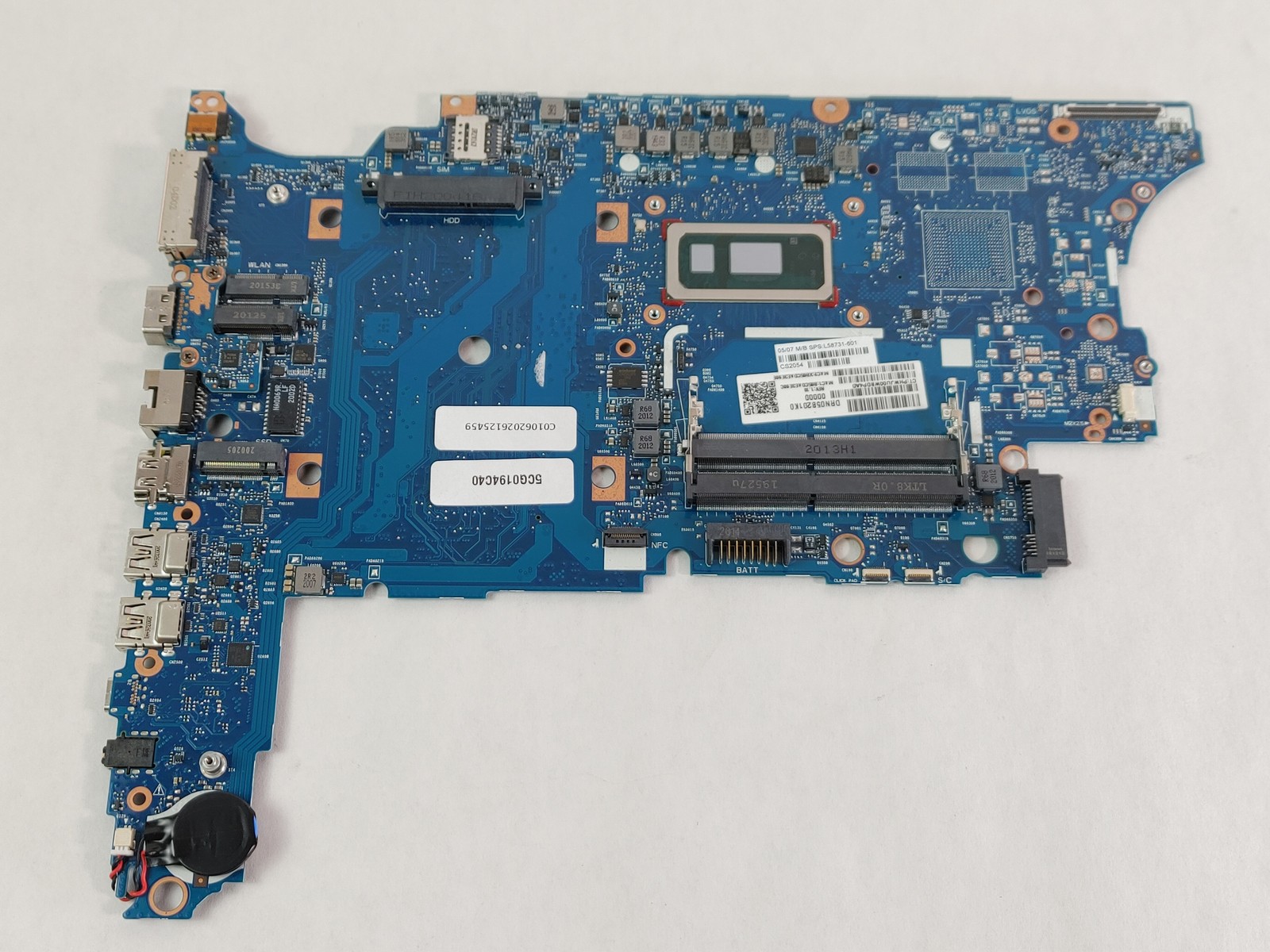 Lot of 2 HP ProBook 650 G5 Core i5-8265U 1.60 GHz DDR4 Motherboard L58731-601