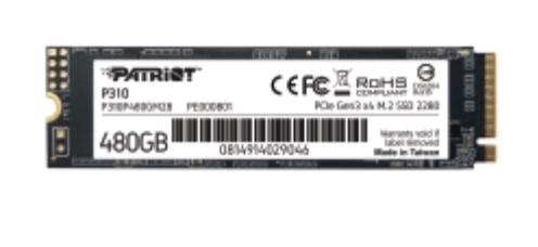 Patriot Memory P310 M.2 480 GB PCI Express 3.0 NVMe