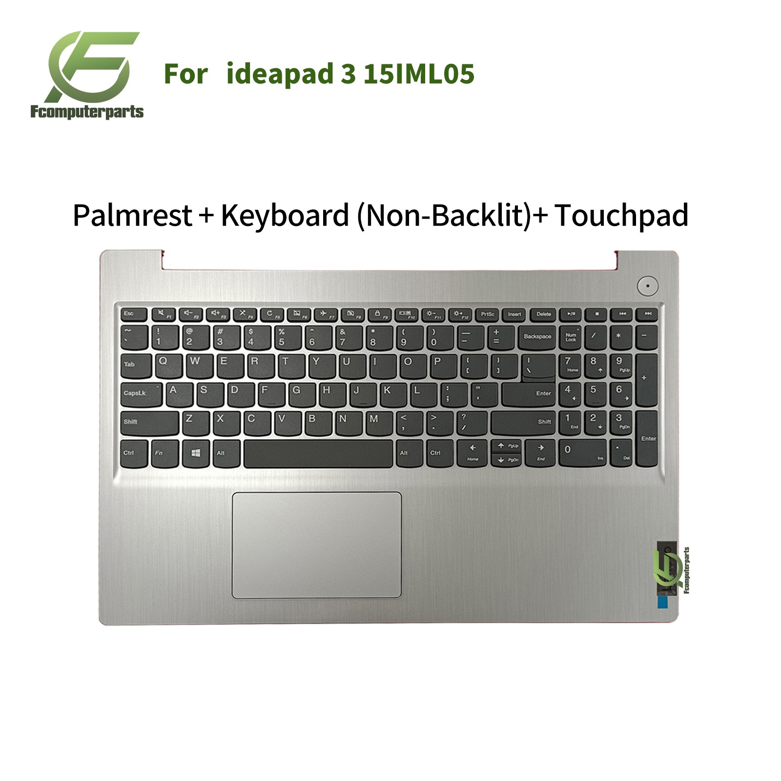 New 5CB1D03689 For Lenovo IdeaPad 3 15IIL05 15ADA05 Palmrest Keyboard Touchpad