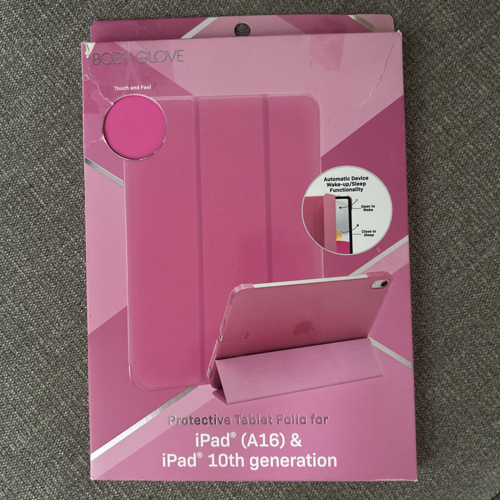 NEW- Body Glove Protective Tablet Folio iPad (A16) & iPad 10th generation, PINK