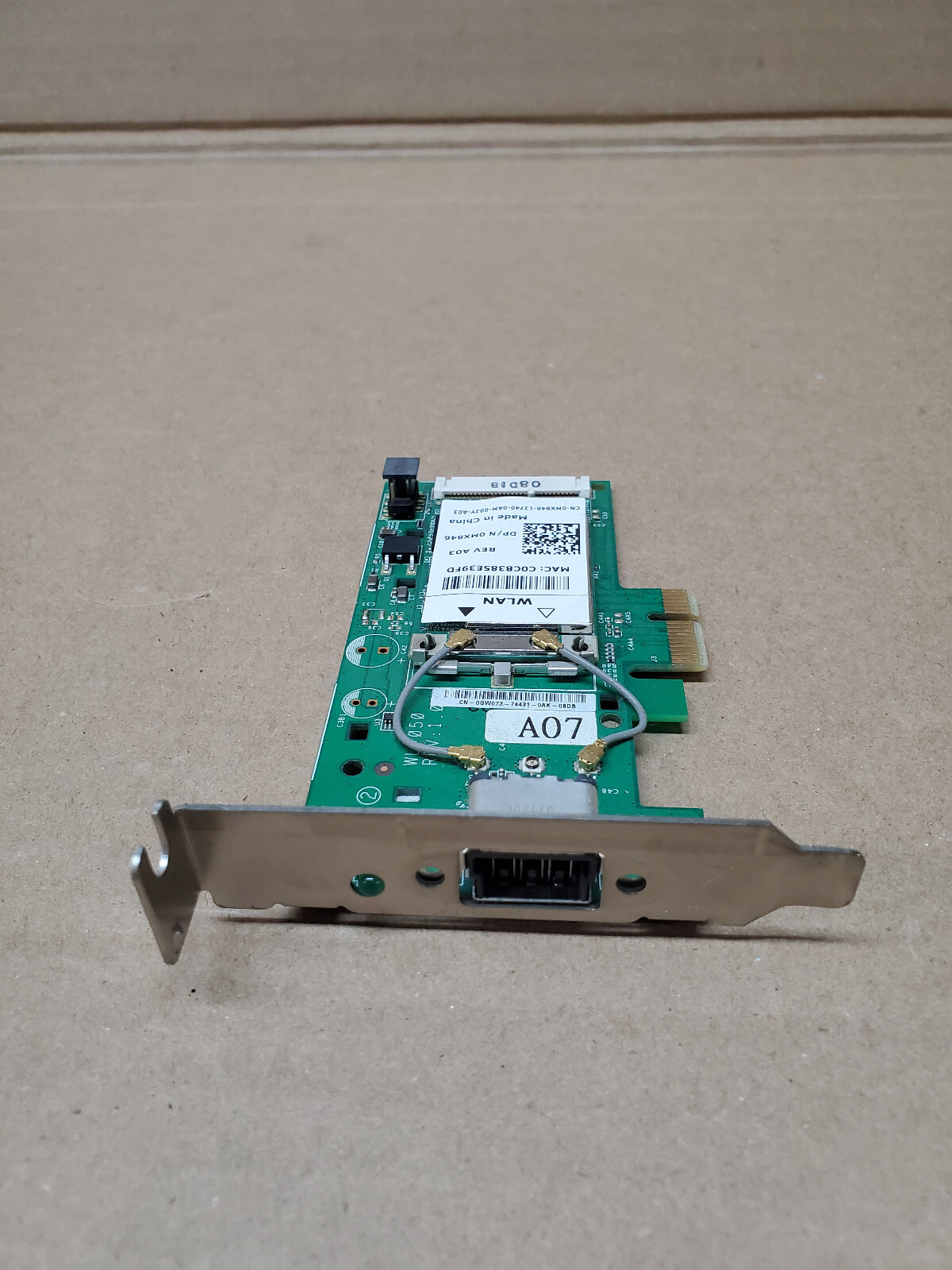 Dell Wireless 1505 WLAN Low Profile PCIe Network Card GW073 30 day Warranty