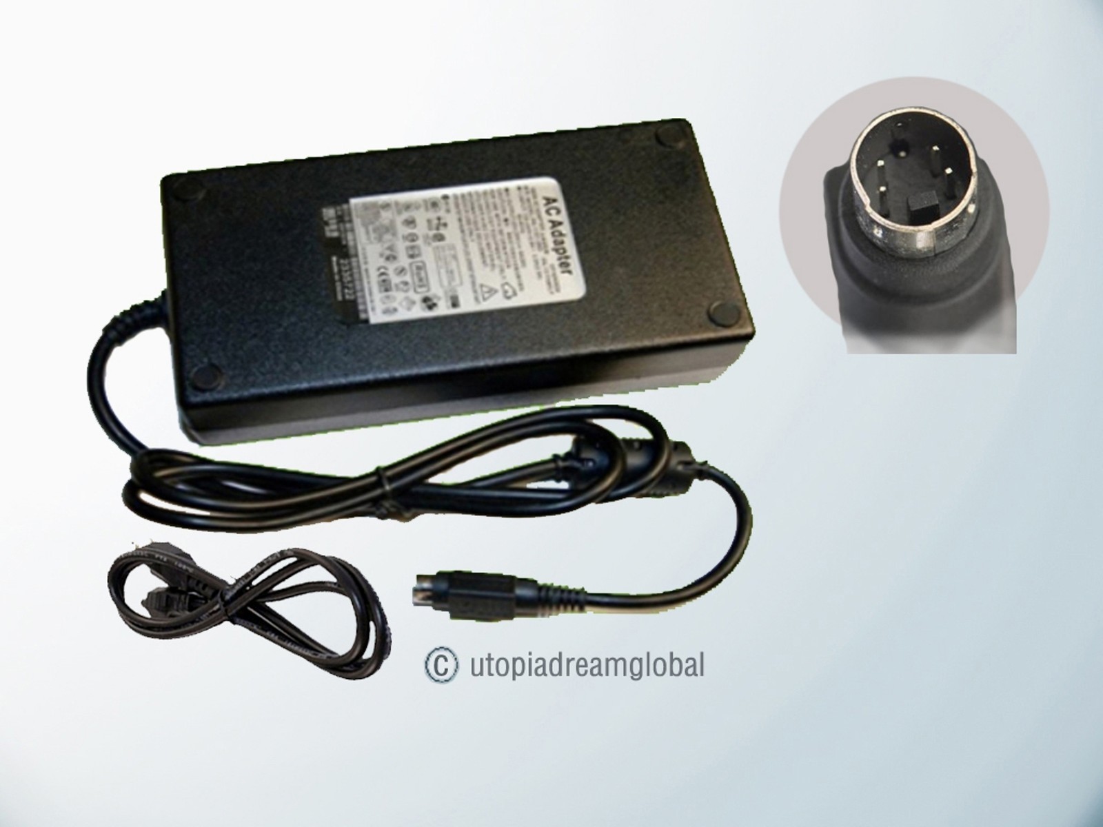 4Pin AC Adapter For Memorex 52X16X ultra-speed recorder CD-RW 3202 3244 32023244