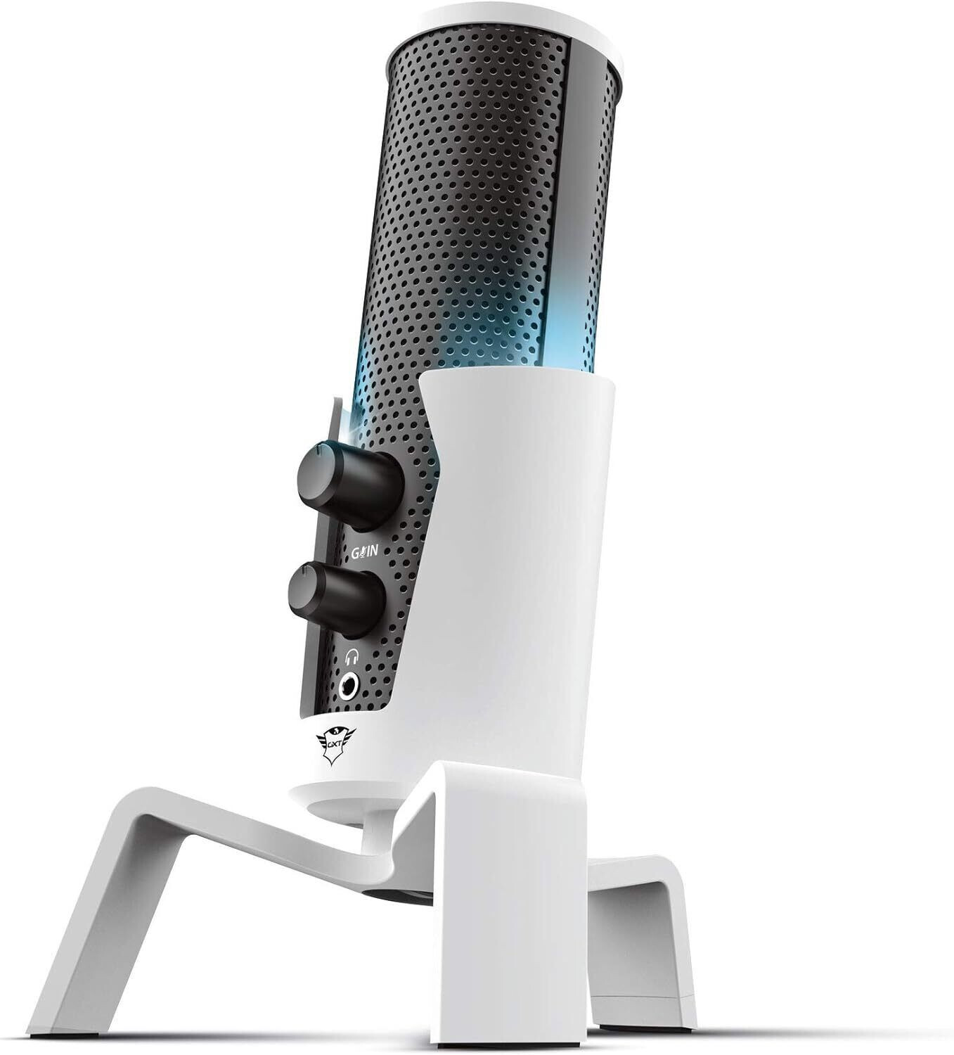 Trust Gaming GXT 258W Fyru 4-in-1 USB LED Lighting Streaming Microphone New & Original Box