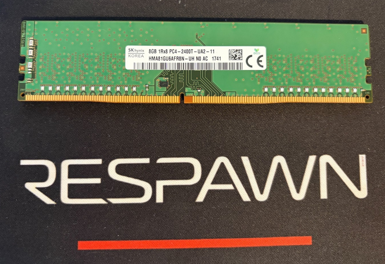 SK hynix 8GB 1Rx8 PC4-2400T-UA2-11 DDR4 HMA81GU6AFR8N-UH NO AC