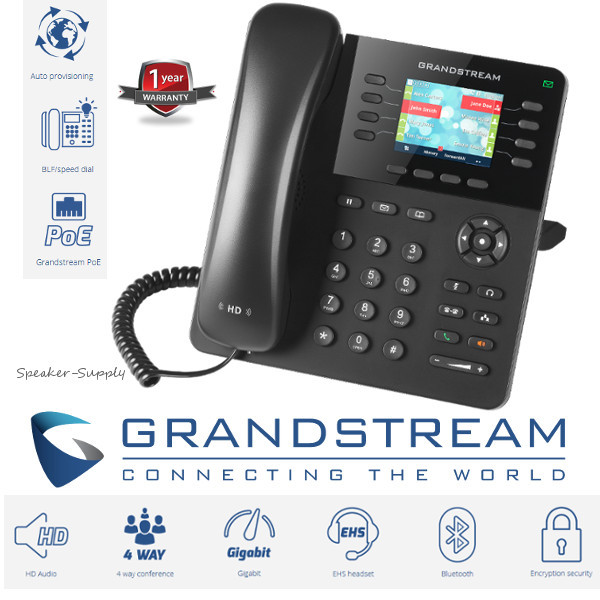 MAKE OFFER Grandstream GXP2135 IP 8 Line 4 SIP Dual Gigabit Enterprise HD Phone