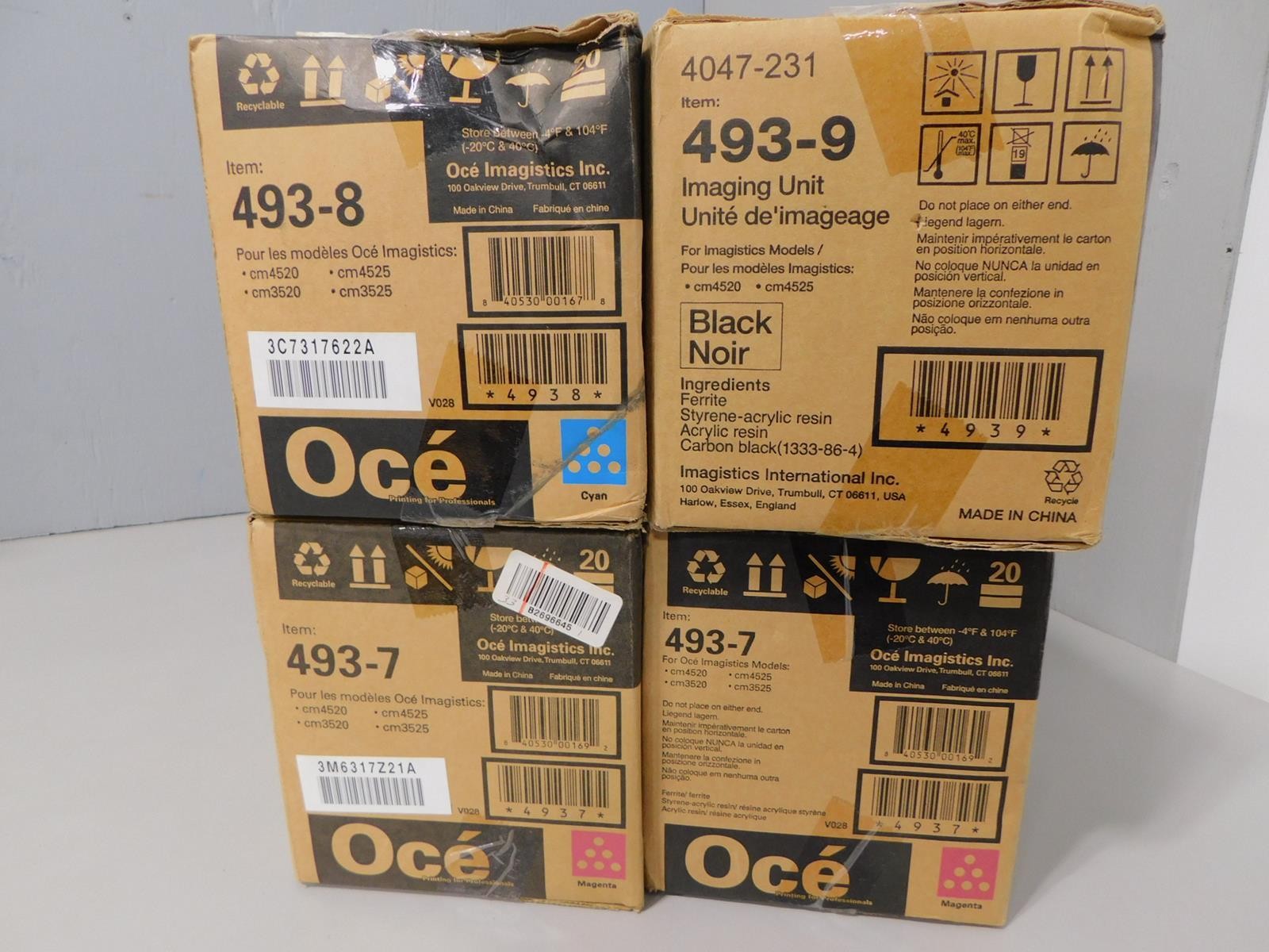 Oce 2x 493-7, 1x 493-8, 1x 493-9  Imaging Unit CM3520 CM3520 CM4520 CM4520