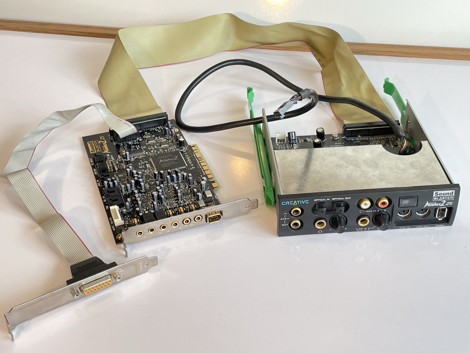 Creative Sound Blaster Audigy 2 ZS SB0350 PCI 7.1 Sound Card + Front I/O Bay